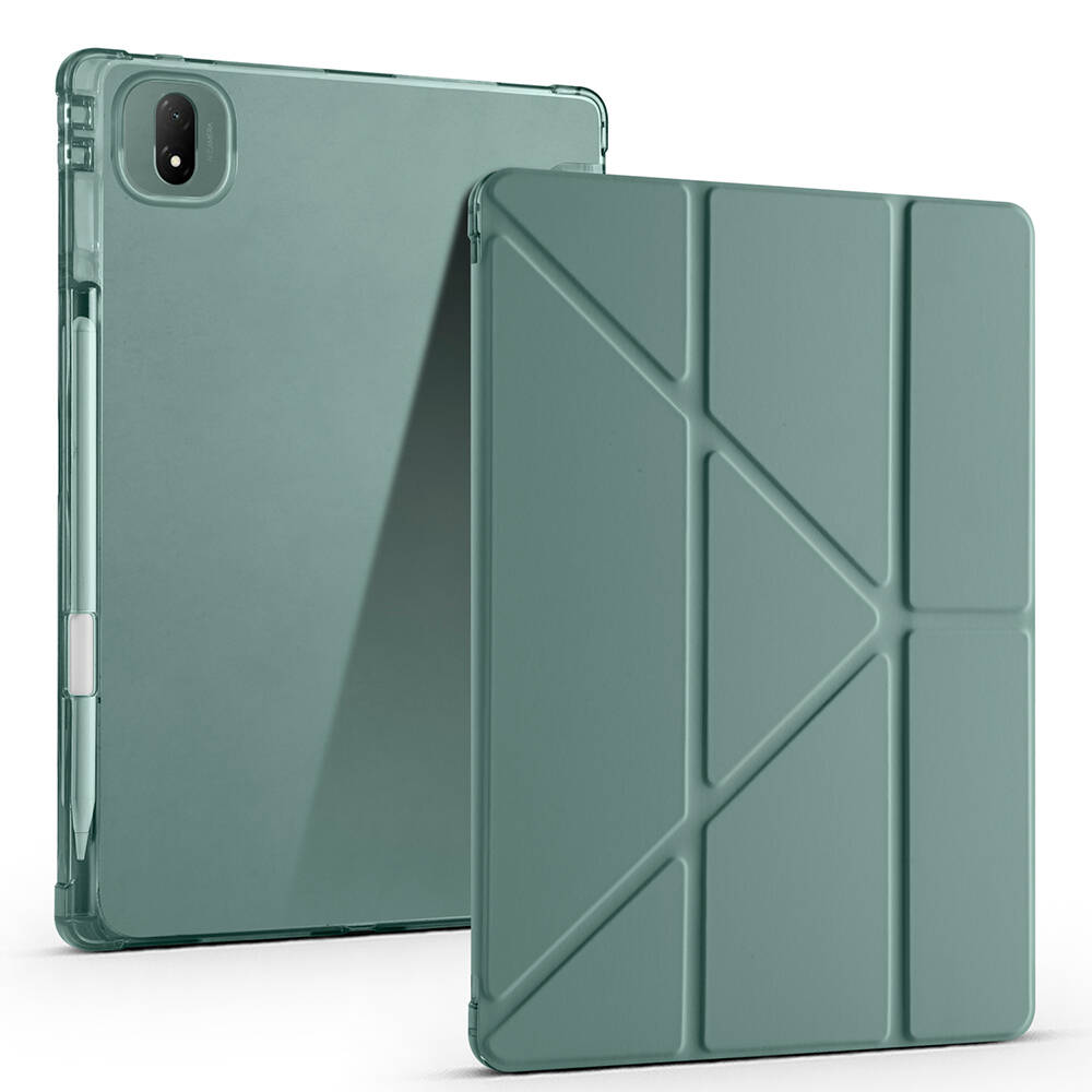 Honor Pad GT Pro Kılıf Zore Tri Folding Kalem Bölmeli Standlı Kılıf - 3