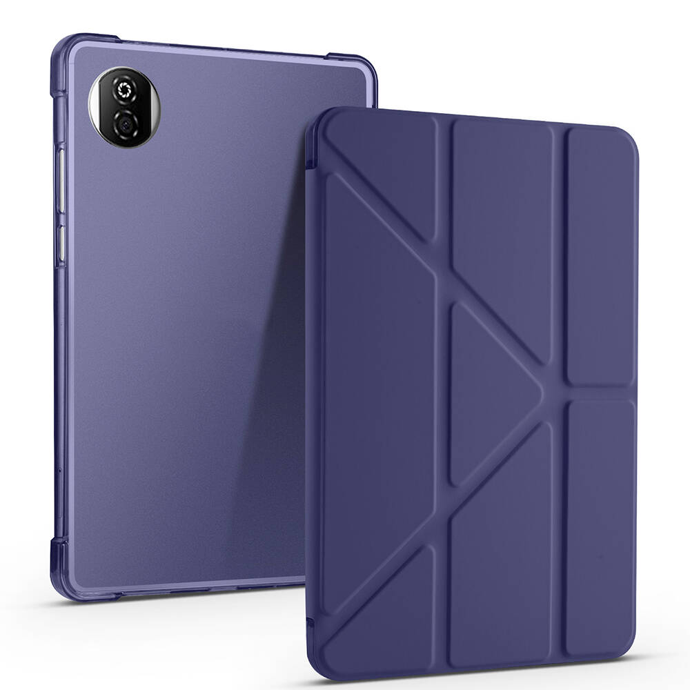 Honor Pad X7 8.7 Kılıf Zore Tri Folding Kalem Bölmeli Standlı Kılıf - 26