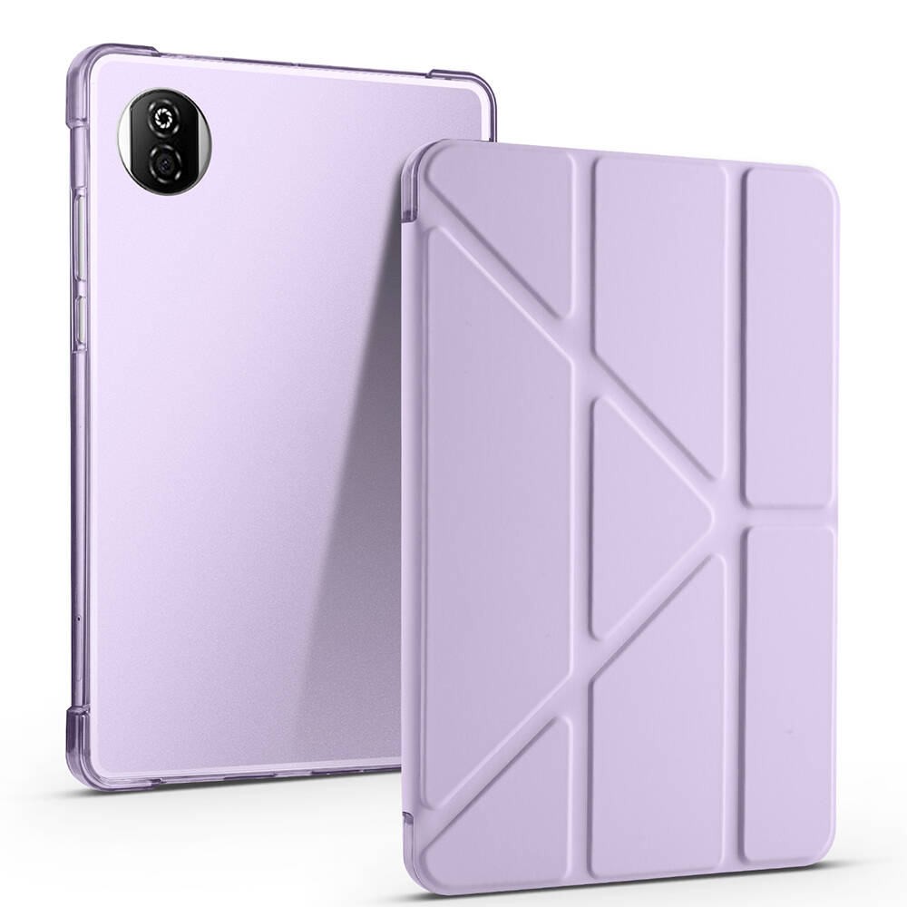 Honor Pad X7 8.7 Kılıf Zore Tri Folding Kalem Bölmeli Standlı Kılıf - 22
