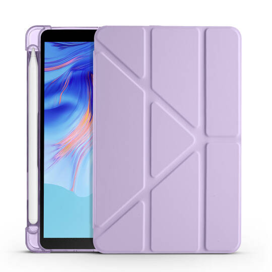 Honor Pad X7 8.7 Kılıf Zore Tri Folding Kalem Bölmeli Standlı Kılıf - 14