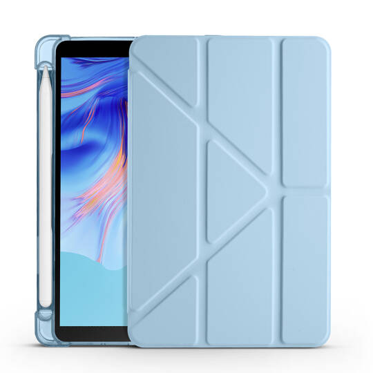 Honor Pad X7 8.7 Kılıf Zore Tri Folding Kalem Bölmeli Standlı Kılıf - 15