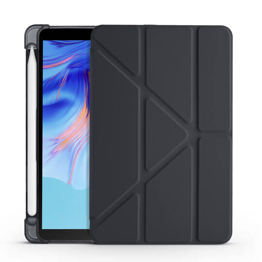 Honor Pad X7 8.7 Kılıf Zore Tri Folding Kalem Bölmeli Standlı Kılıf - 18