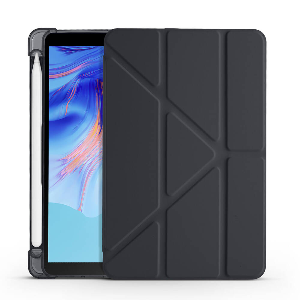 Honor Pad X7 8.7 Kılıf Zore Tri Folding Kalem Bölmeli Standlı Kılıf - 18