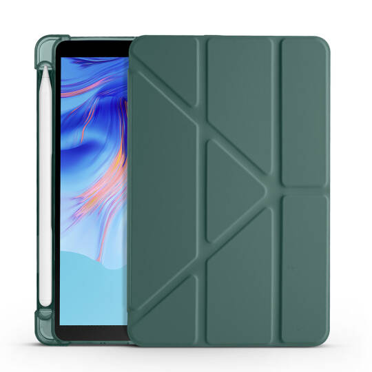 Honor Pad X7 8.7 Kılıf Zore Tri Folding Kalem Bölmeli Standlı Kılıf - 19