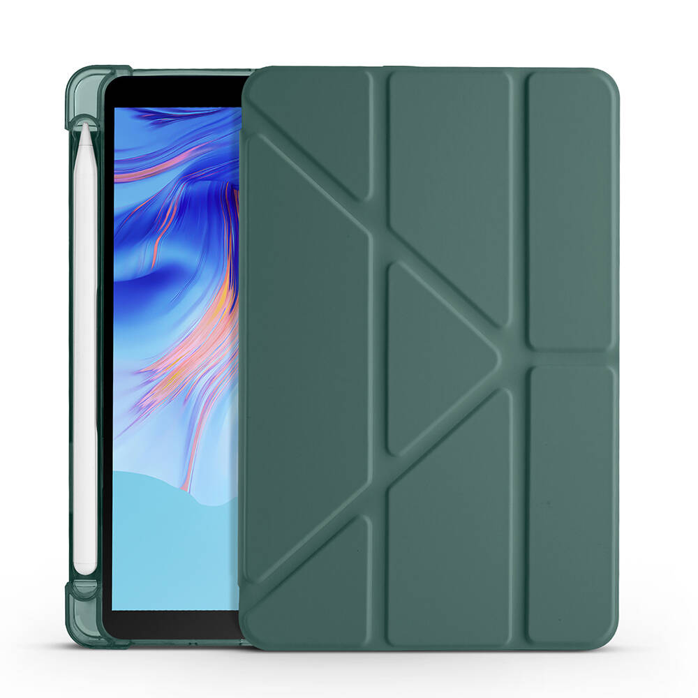 Honor Pad X7 8.7 Kılıf Zore Tri Folding Kalem Bölmeli Standlı Kılıf - 19