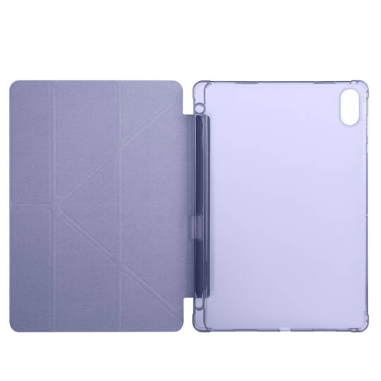 Honor Pad X8A Kılıf Zore Tri Folding Kalem Bölmeli Standlı Kılıf - 11