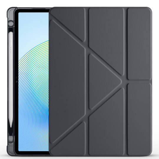 Honor Pad X8A Kılıf Zore Tri Folding Kalem Bölmeli Standlı Kılıf - 16