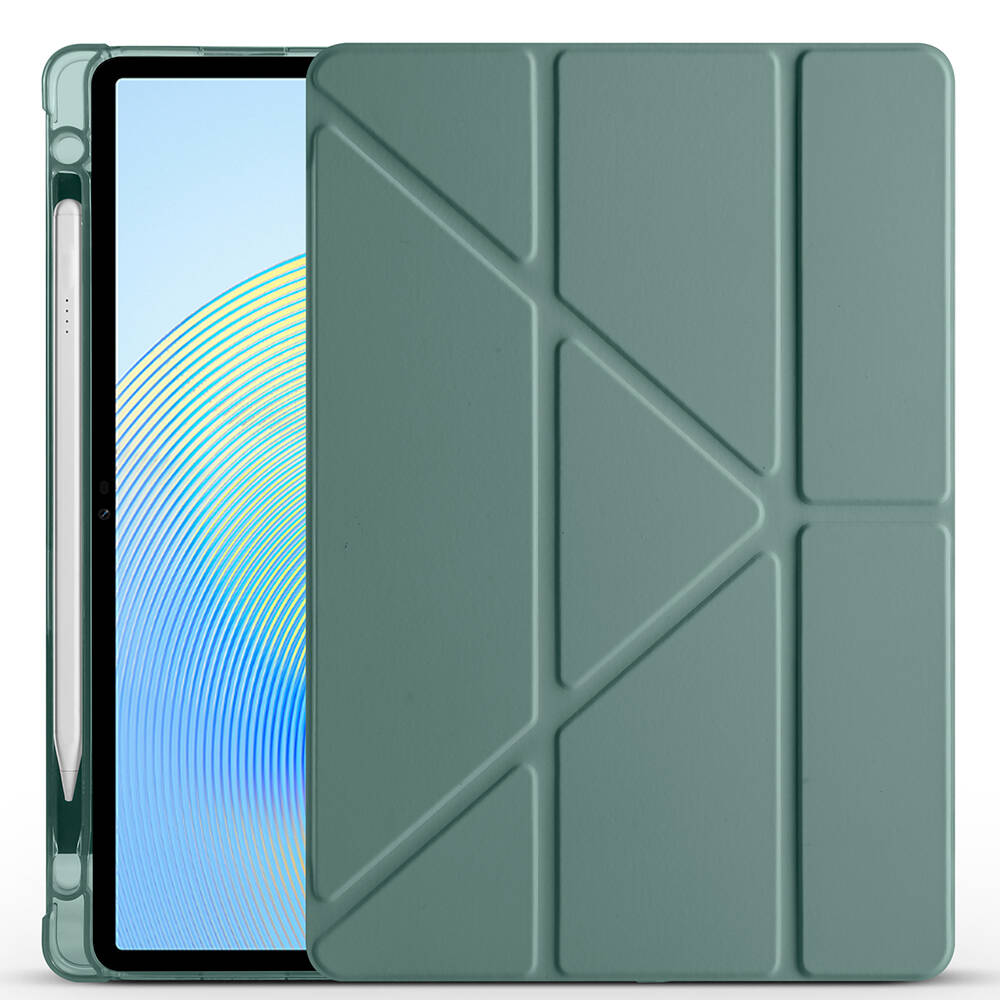 Honor Pad X8A Kılıf Zore Tri Folding Kalem Bölmeli Standlı Kılıf - 20