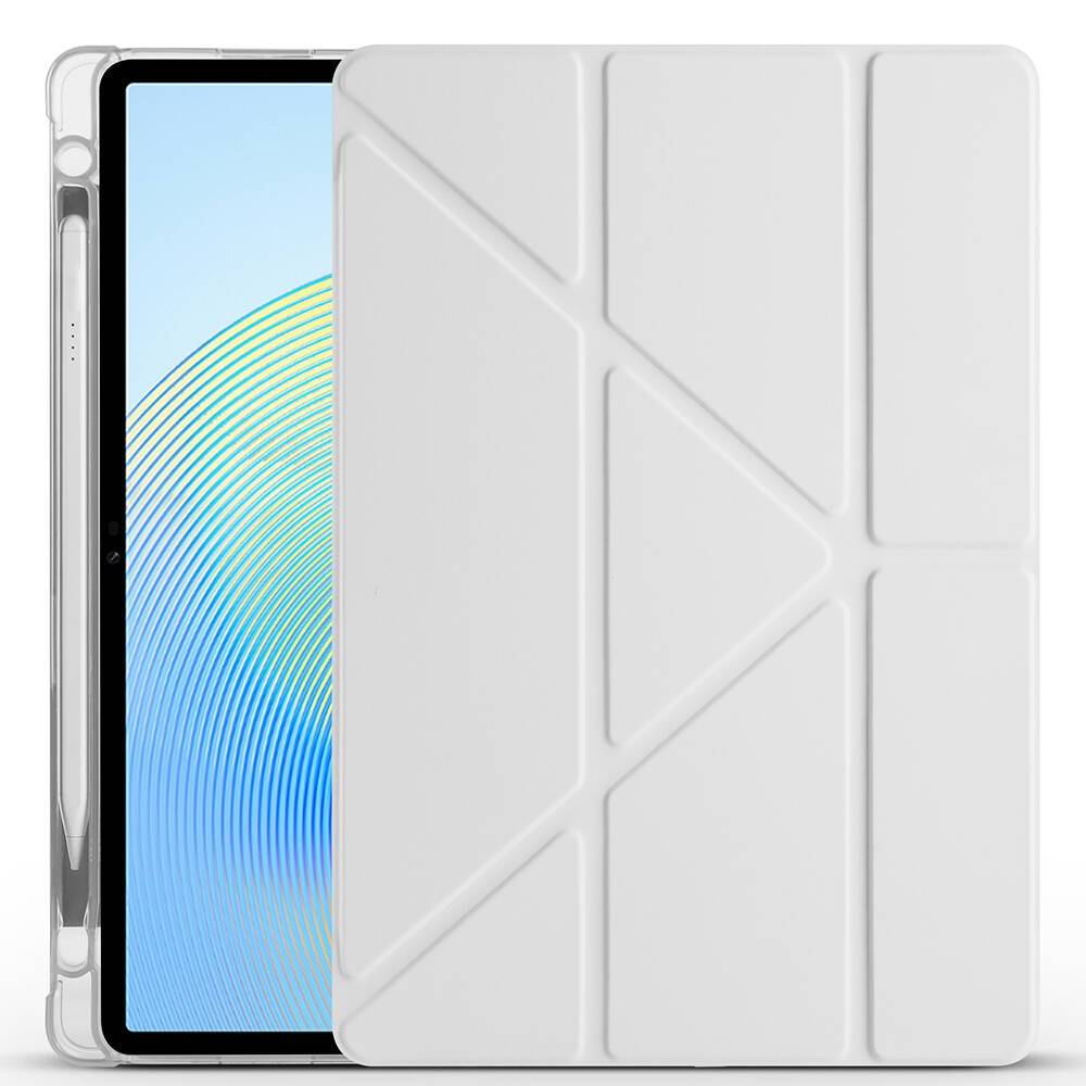Honor Pad X8A Kılıf Zore Tri Folding Kalem Bölmeli Standlı Kılıf - 21