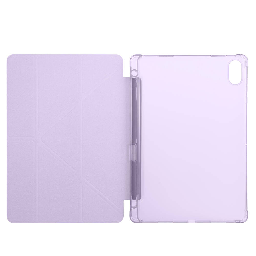 Honor Pad X8A Kılıf Zore Tri Folding Kalem Bölmeli Standlı Kılıf - 24