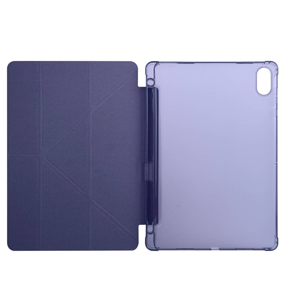 Honor Pad X8A Kılıf Zore Tri Folding Kalem Bölmeli Standlı Kılıf - 28