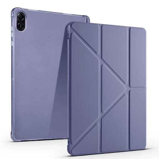 Honor Pad X8A Kılıf Zore Tri Folding Kalem Bölmeli Standlı Kılıf - 8