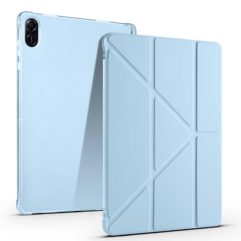 Honor Pad X8A Kılıf Zore Tri Folding Kalem Bölmeli Standlı Kılıf - 7