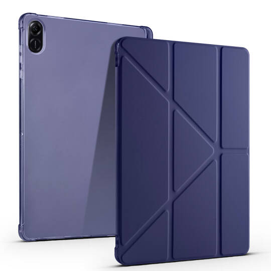 Honor Pad X8A Kılıf Zore Tri Folding Kalem Bölmeli Standlı Kılıf - 4