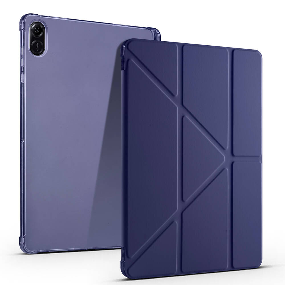 Honor Pad X8A Kılıf Zore Tri Folding Kalem Bölmeli Standlı Kılıf - 4