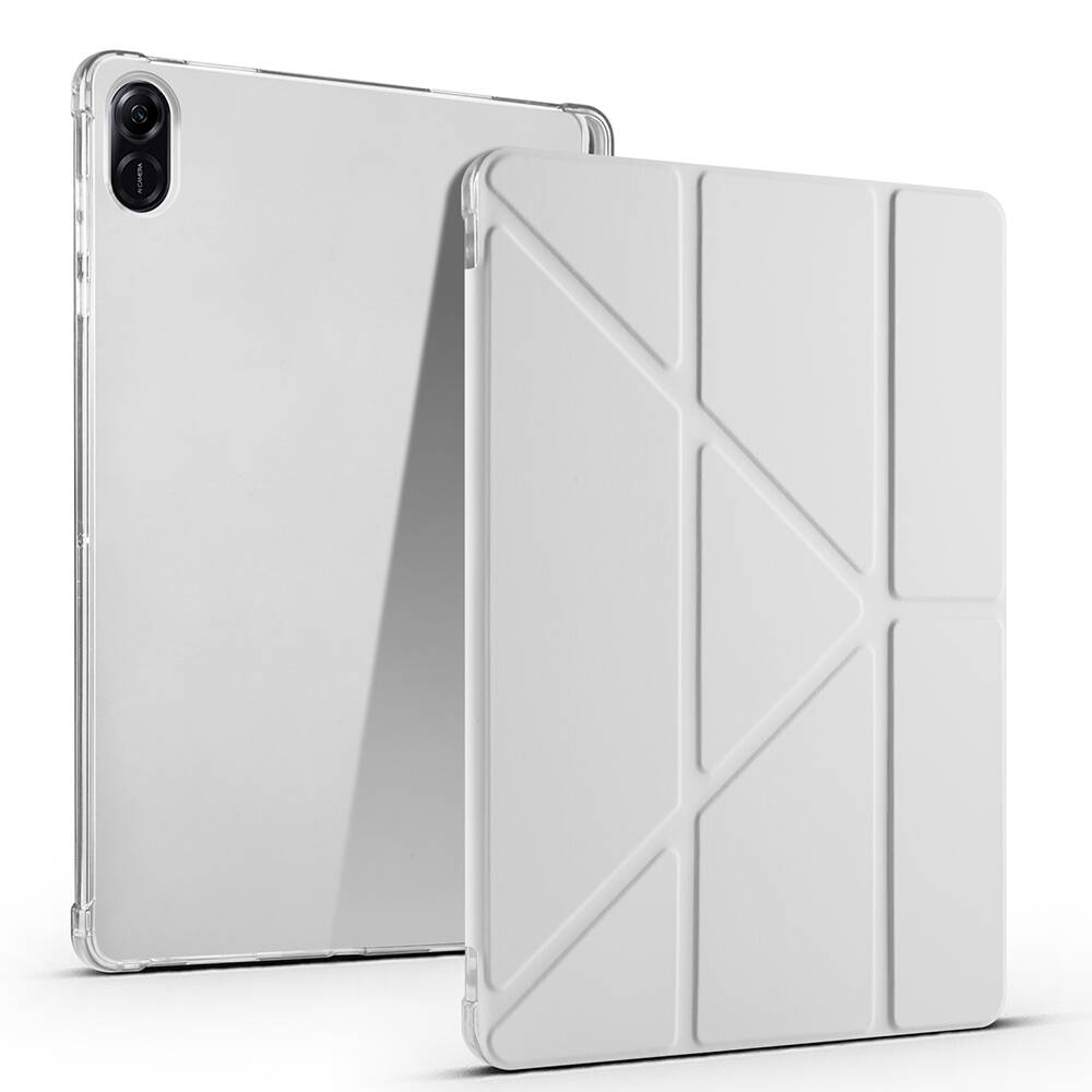 Honor Pad X8A Kılıf Zore Tri Folding Kalem Bölmeli Standlı Kılıf - 1