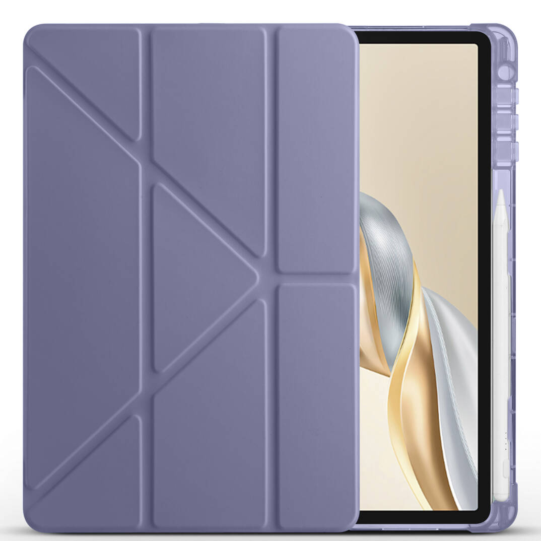 Honor Pad X9 Pro Kılıf Zore Tri Folding Kalem Bölmeli Standlı Kılıf - 11
