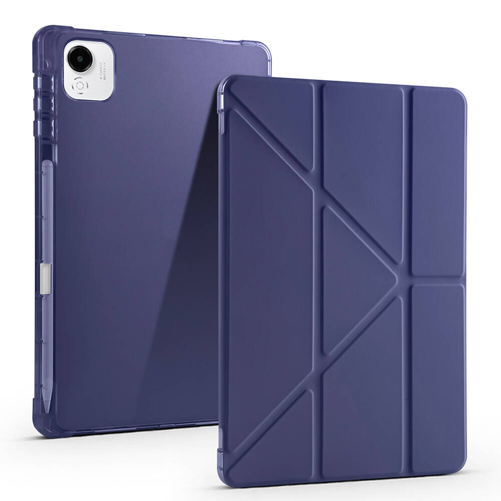 Honor Pad X9 Pro Kılıf Zore Tri Folding Kalem Bölmeli Standlı Kılıf - 7