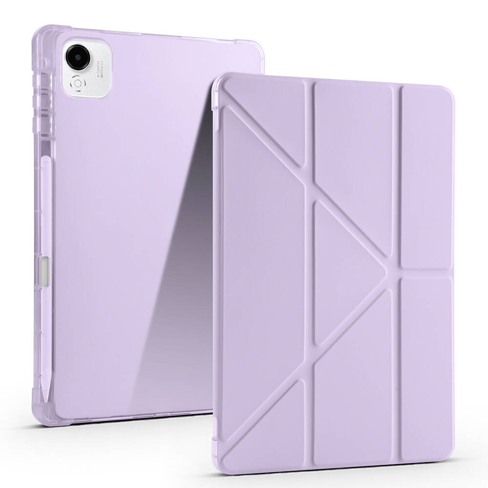 Honor Pad X9 Pro Kılıf Zore Tri Folding Kalem Bölmeli Standlı Kılıf - 3