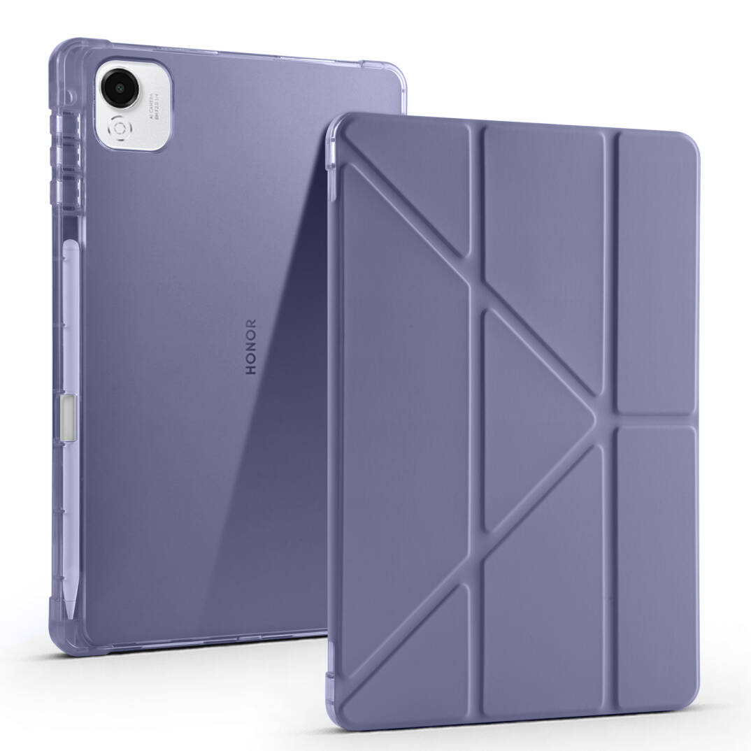 Honor Pad X9A Kılıf Zore Tri Folding Kalem Bölmeli Standlı Kılıf - 1