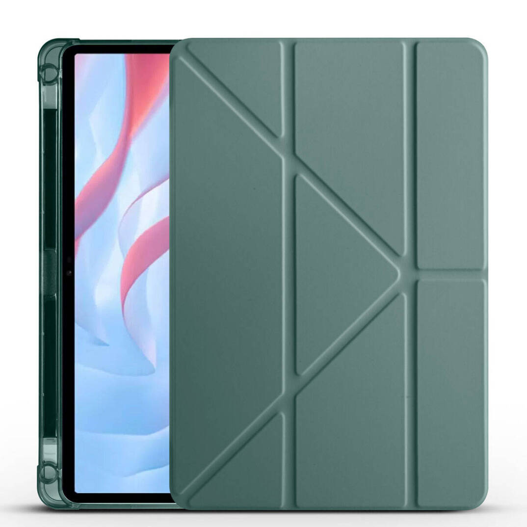 Huawei Honor Pad X8 Pro 11.5 Kılıf Zore Tri Folding Kalem Bölmeli Standlı Kılıf - 1