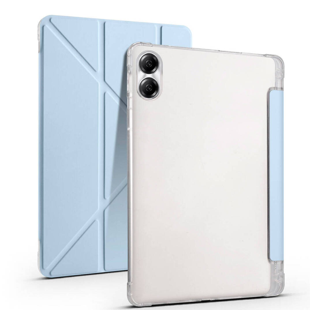 Huawei Honor Pad X9 11.5 Kılıf Zore Tri Folding Kalem Bölmeli Standlı Kılıf - 10
