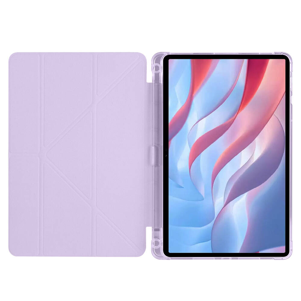 Huawei Honor Pad X9 11.5 Kılıf Zore Tri Folding Kalem Bölmeli Standlı Kılıf - 13