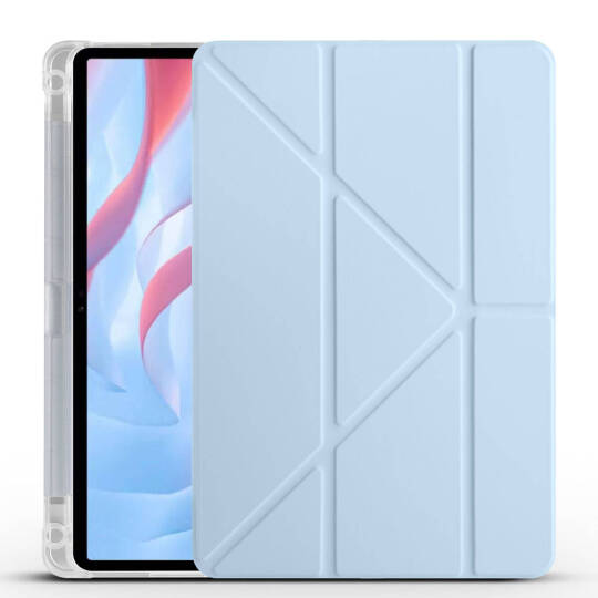 Huawei Honor Pad X9 11.5 Kılıf Zore Tri Folding Kalem Bölmeli Standlı Kılıf - 6