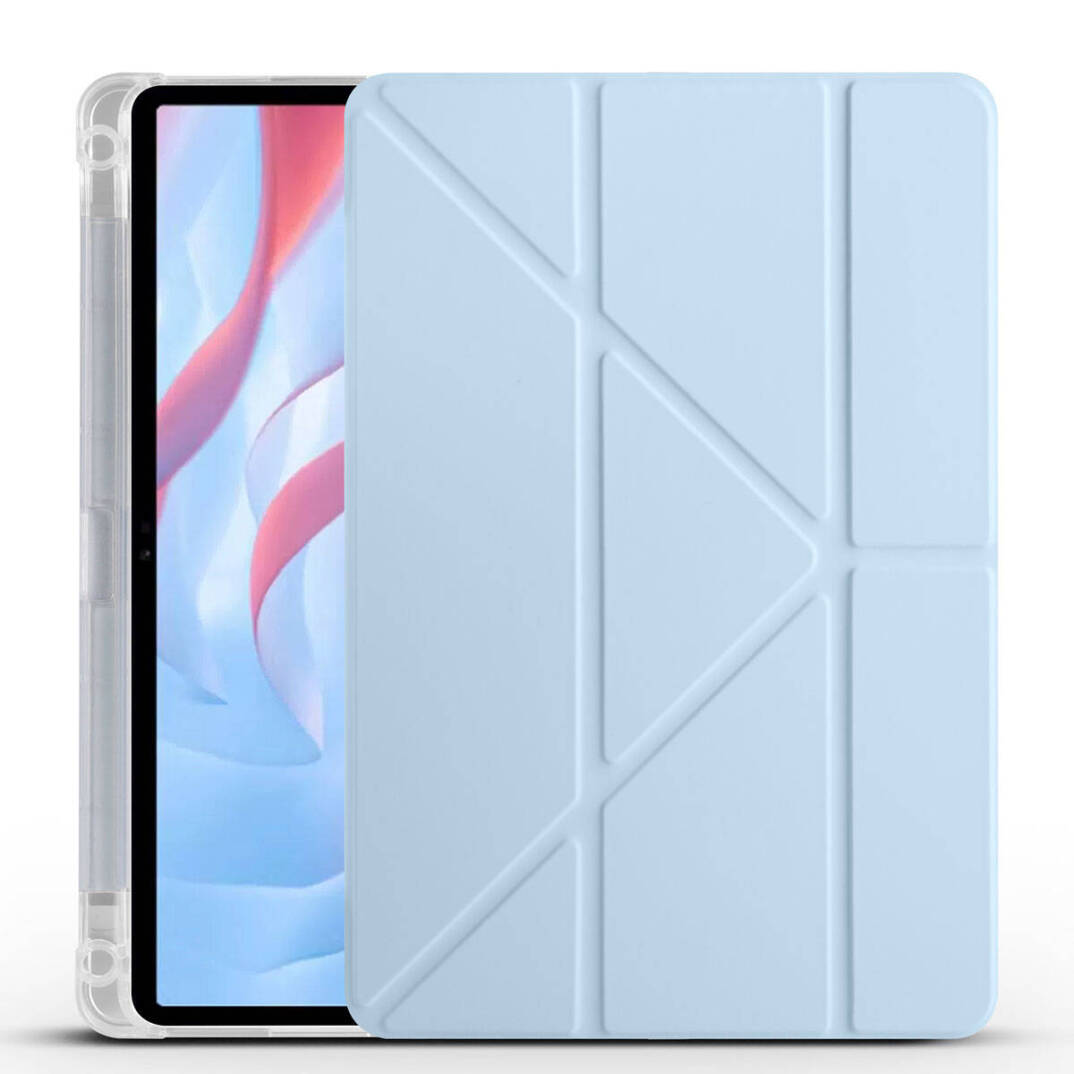 Huawei Honor Pad X9 11.5 Kılıf Zore Tri Folding Kalem Bölmeli Standlı Kılıf - 6