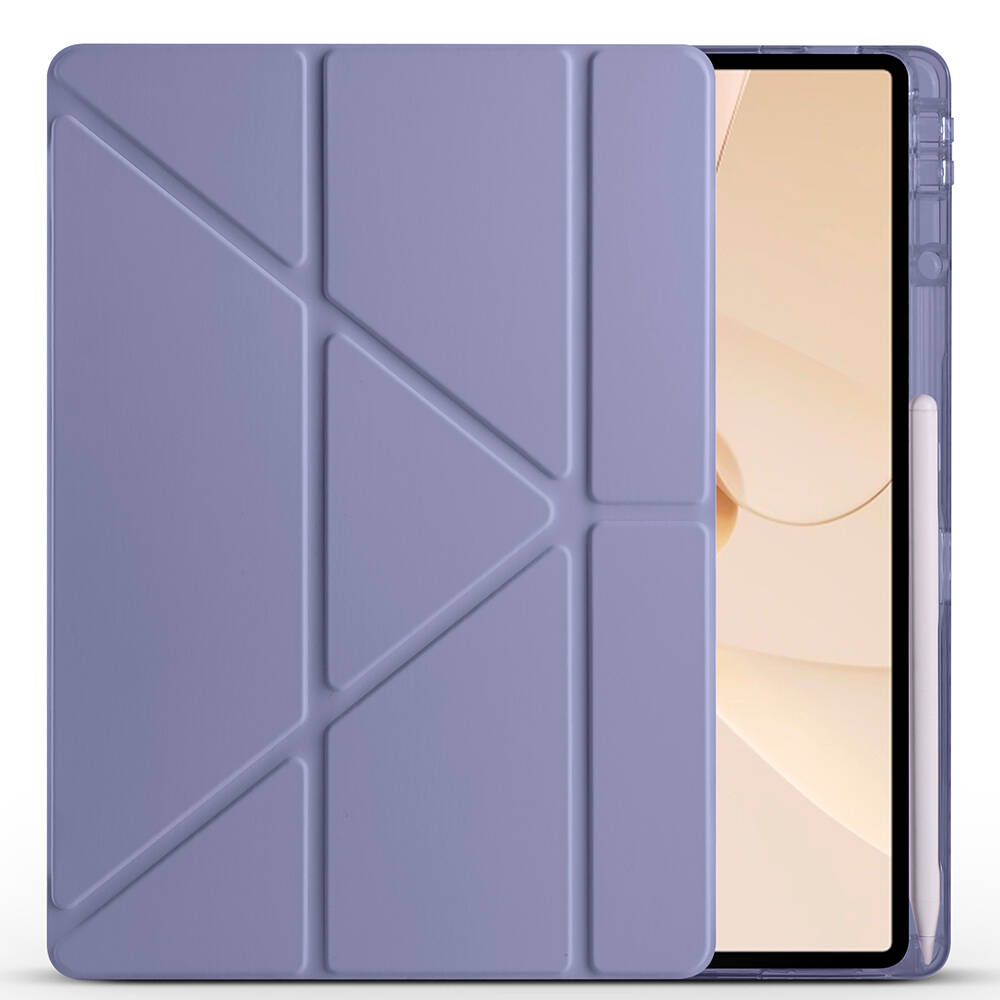 Huawei Matepad 12X Kılıf Zore Tri Folding Kalem Bölmeli Standlı Kılıf - 27