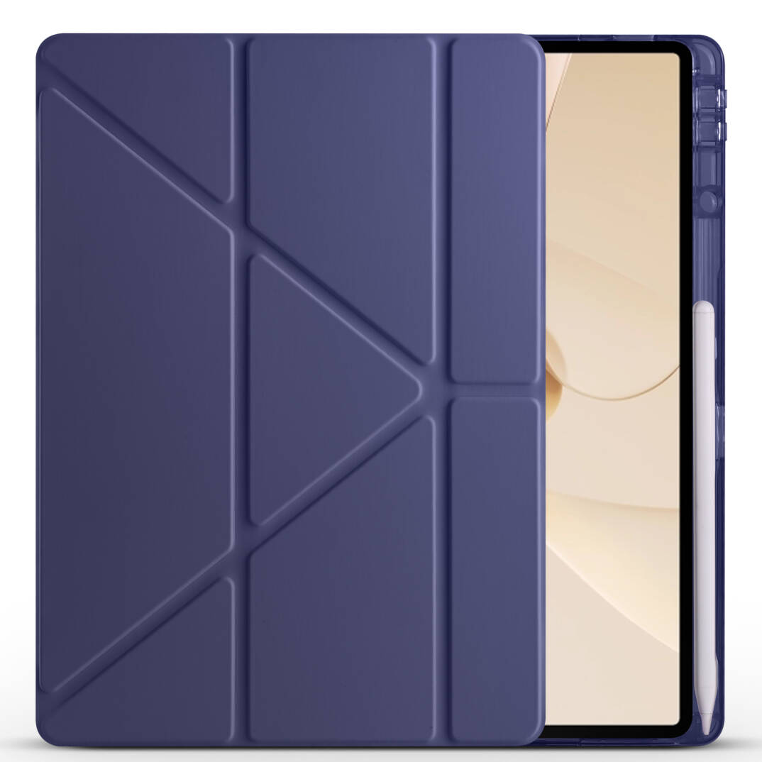 Huawei Matepad 12X Kılıf Zore Tri Folding Kalem Bölmeli Standlı Kılıf - 23