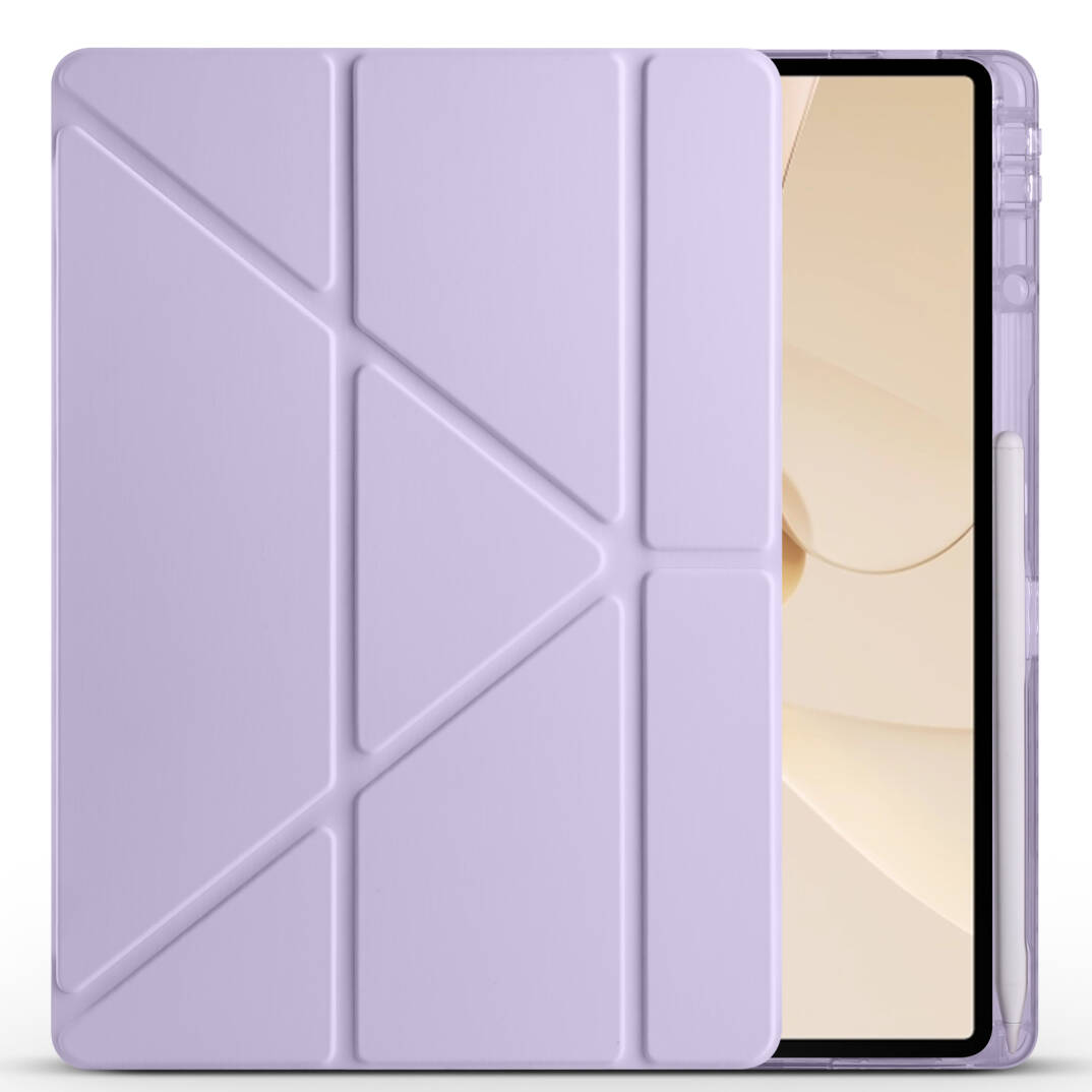 Huawei Matepad 12X Kılıf Zore Tri Folding Kalem Bölmeli Standlı Kılıf - 21