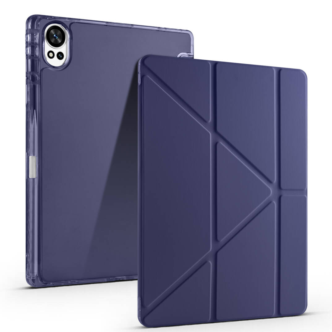 Huawei Matepad 12X Kılıf Zore Tri Folding Kalem Bölmeli Standlı Kılıf - 5