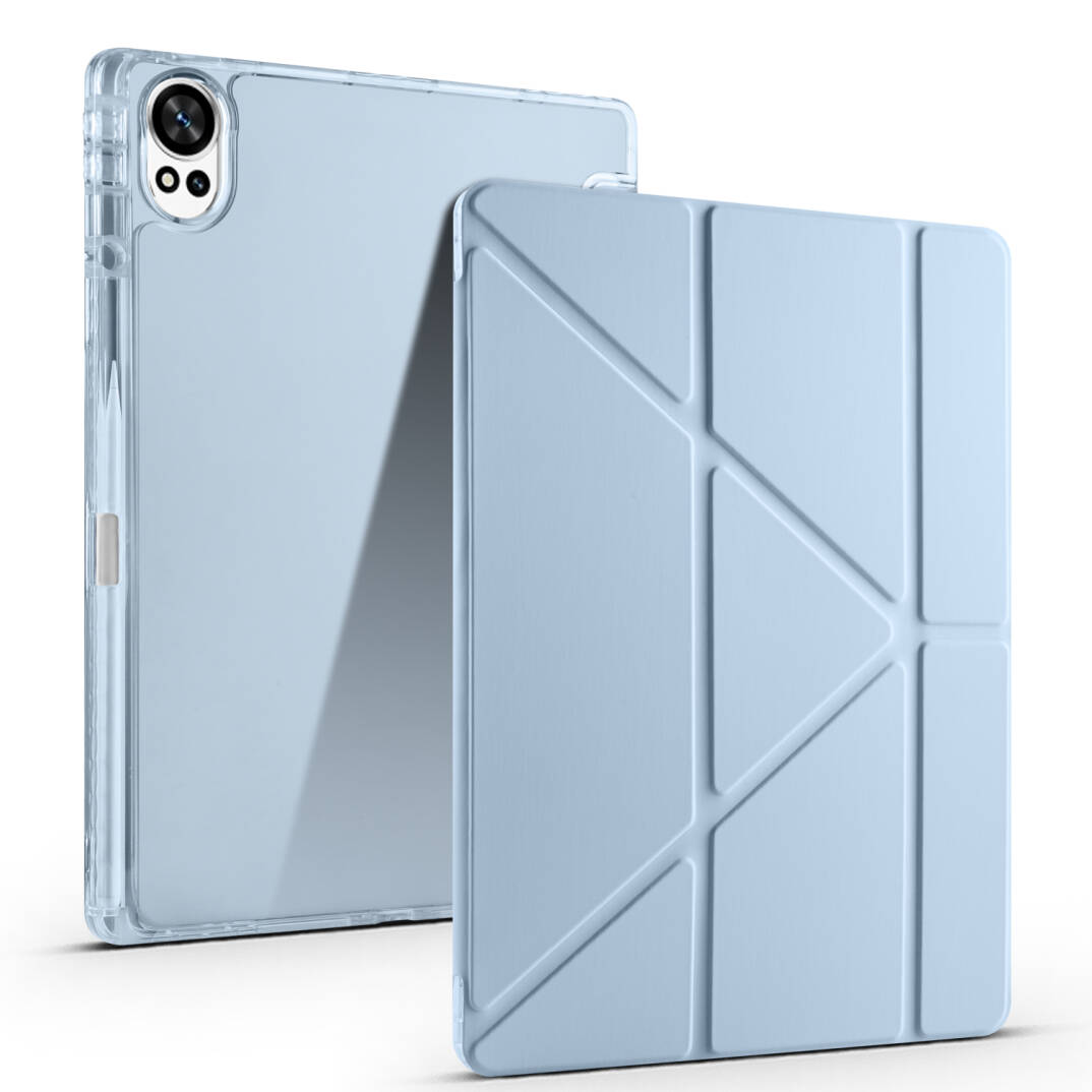Huawei Matepad 12X Kılıf Zore Tri Folding Kalem Bölmeli Standlı Kılıf - 6