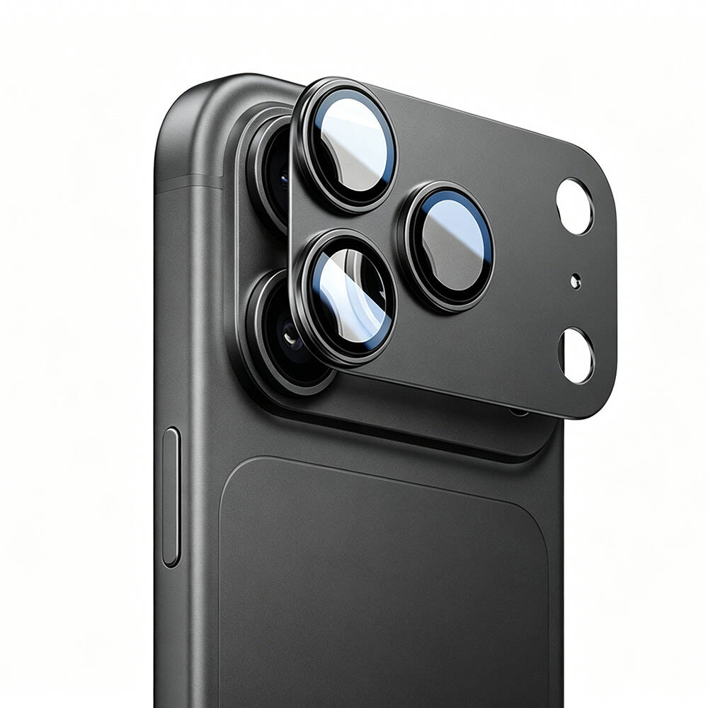 iPhone 18 Pro Max Mohseven Sapphire Alüminyum Safir Kamera Lens Koruyucu - 18