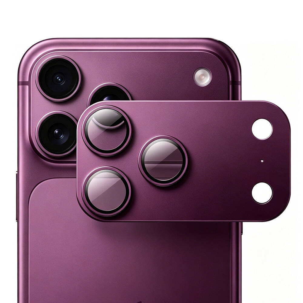 iPhone 18 Pro Mohseven Sapphire Alüminyum Safir Kamera Lens Koruyucu - 11