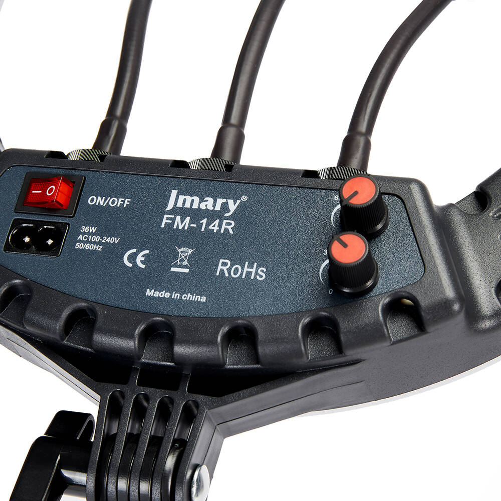 Jmary FM-14R Kumandalı 34cm Işıklı Telefon Tutucu Ring Light - 15