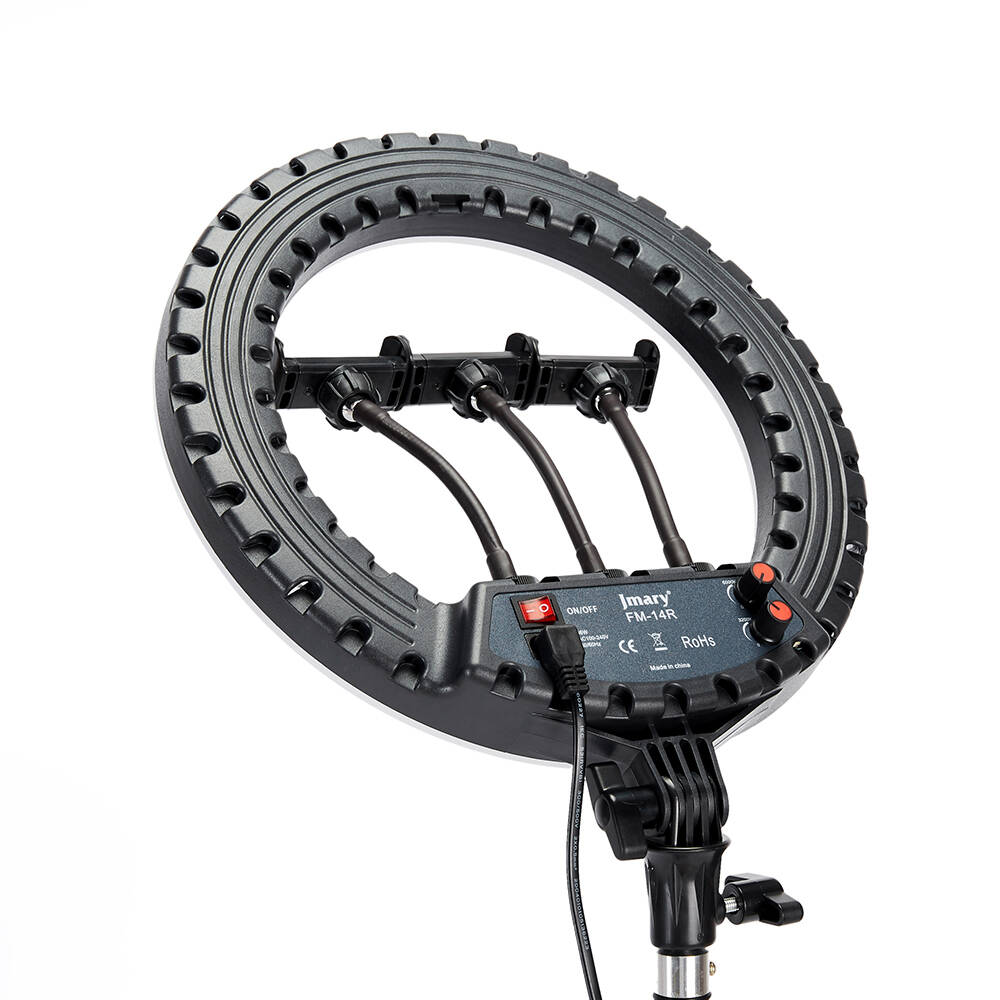 Jmary FM-14R Kumandalı 34cm Işıklı Telefon Tutucu Ring Light - 17