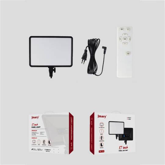 Jmary FM-17RS Uzaktan Kumandalı Dijital Göstergeli 17 inç LED Panel Video Işığı - 7