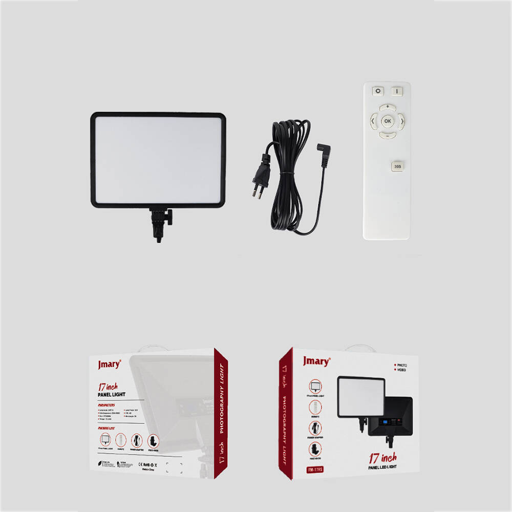 Jmary FM-17RS Uzaktan Kumandalı Dijital Göstergeli 17 inç LED Panel Video Işığı - 7
