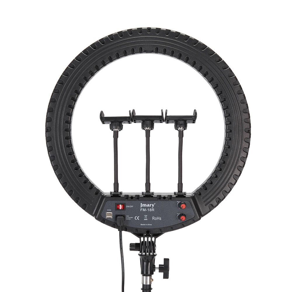 Jmary FM-18R Uzaktan Kumandalı 43cm Işıklı Telefon Tutucu Ring Light - 7
