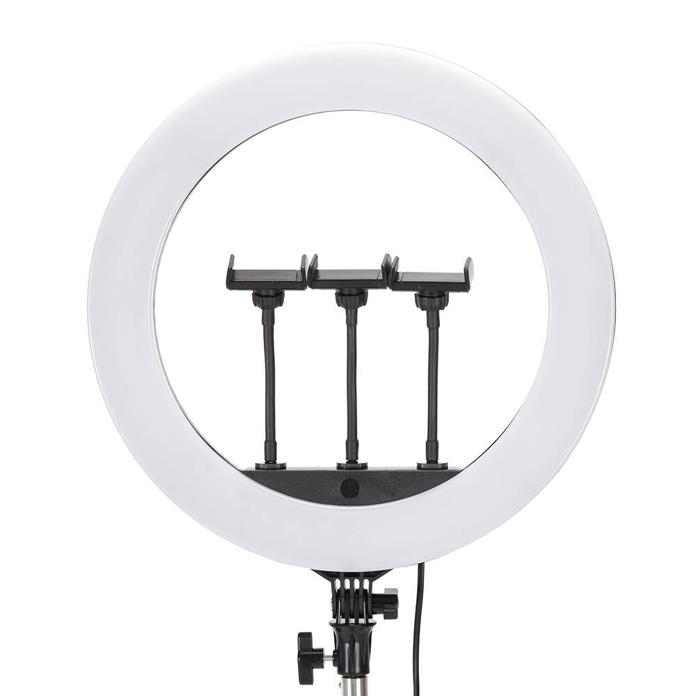 Jmary FM-18R Uzaktan Kumandalı 43cm Işıklı Telefon Tutucu Ring Light - 1