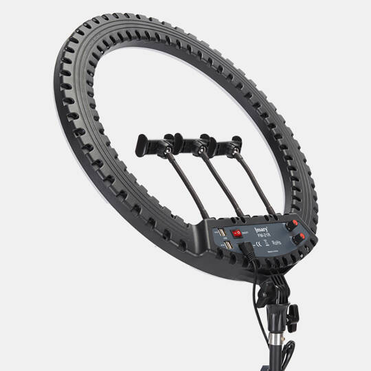 Jmary FM-21R Uzaktan Kumandalı 52cm Işıklı Telefon Tutucu Ring Light - 6