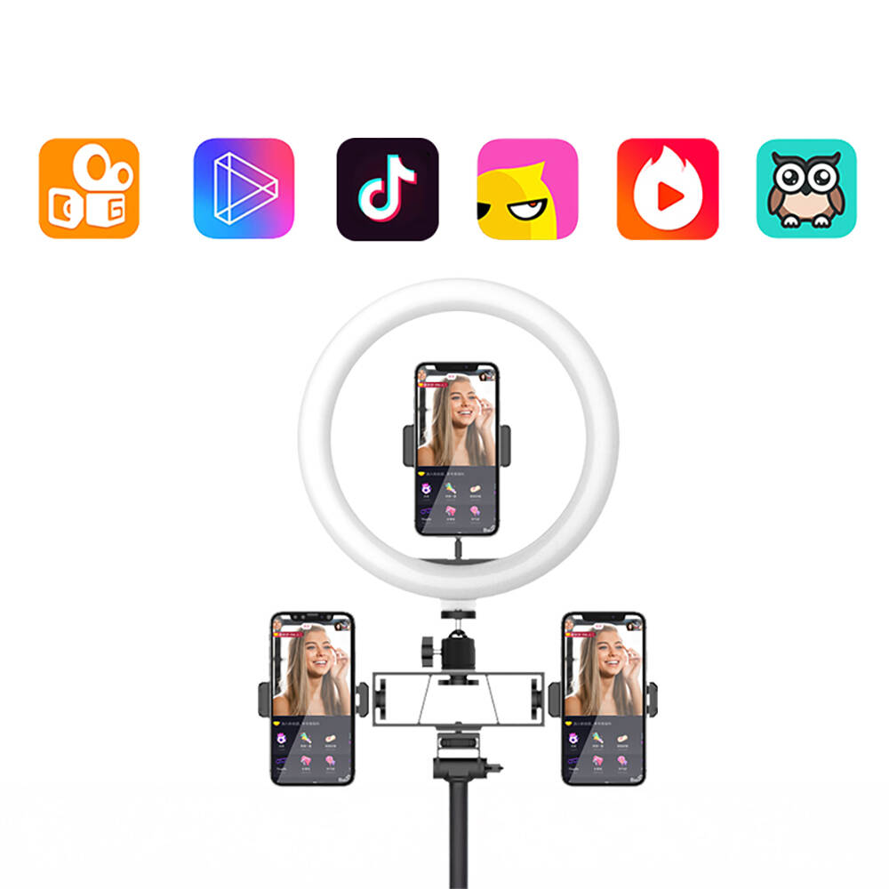 Jmary FM-536A Bluetooth Kumandalı Tripod Telefon Tutucu Ring Light - 5