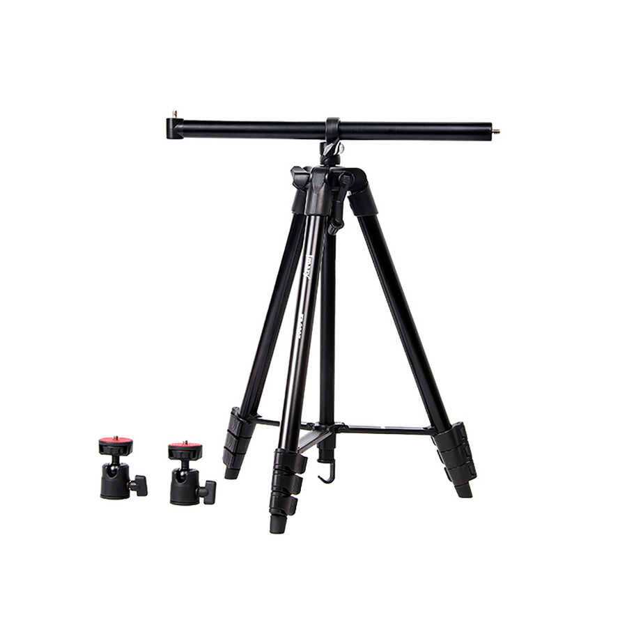 Jmary KP2207 Tripod 4 Farklı Yükseklik Ayarı 133 cm 360 Derece Dönebilen Başlık - 6
