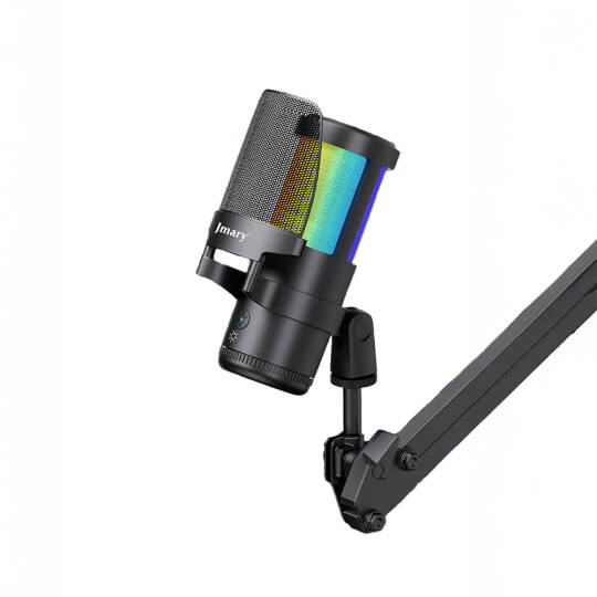 Jmary MC-PW13 Ayrılabilen Pop Filtreli Gürültü Önleyici 360° Dönebilen Tak Çalıştır USB Mikrofon - 2