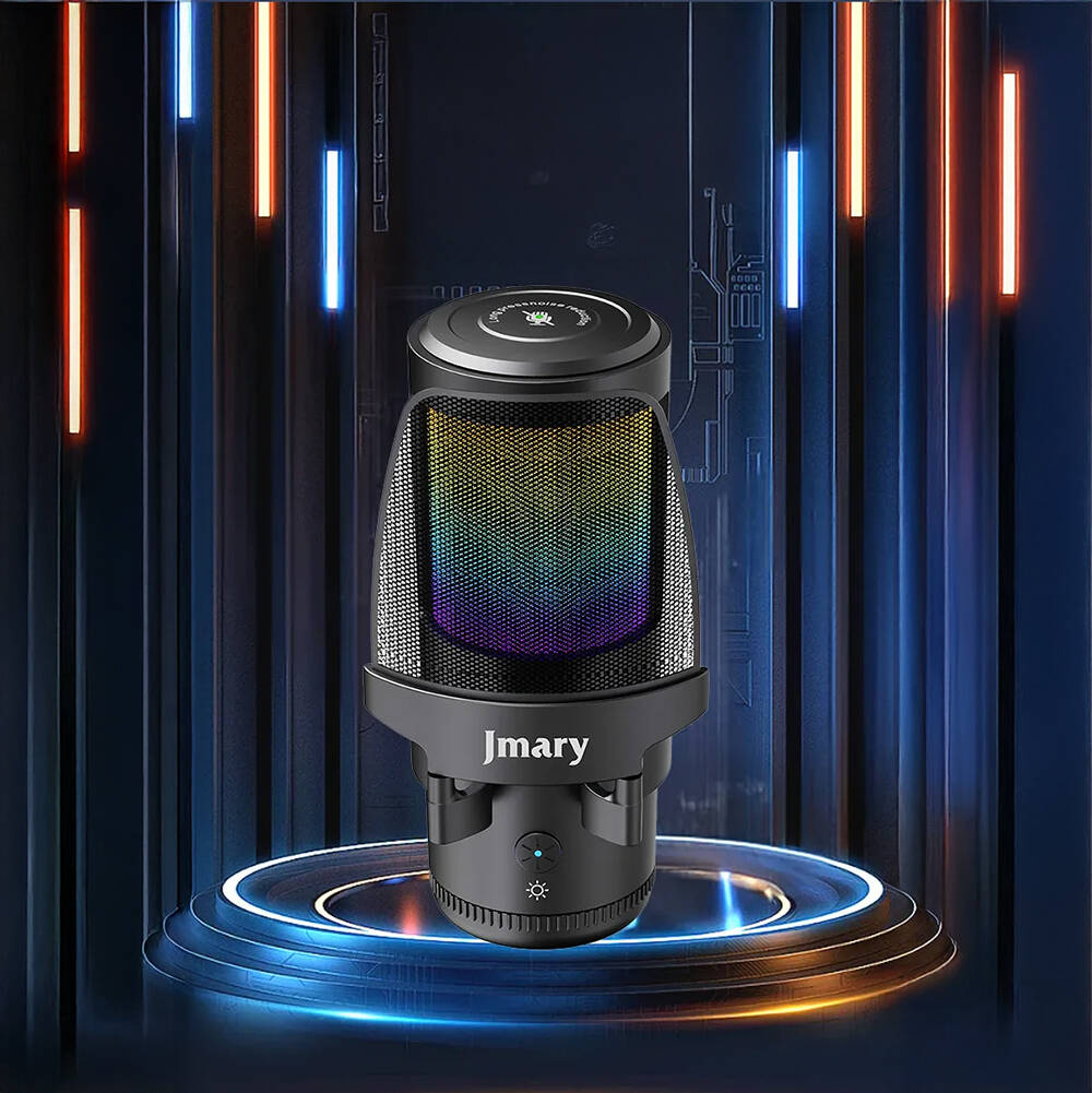 Jmary MC-PW13 Ayrılabilen Pop Filtreli Gürültü Önleyici 360° Dönebilen Tak Çalıştır USB Mikrofon - 11