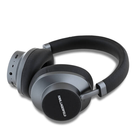 Karl Lagerfeld Orjinal Lisanslı ANCENC Özellikli KL Yazı Logolu Saffiano Serisi Kulak Üstü Bluetooth Kulaklık v5.3 - 3