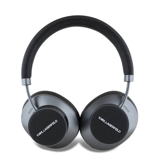 Karl Lagerfeld Orjinal Lisanslı ANCENC Özellikli KL Yazı Logolu Saffiano Serisi Kulak Üstü Bluetooth Kulaklık v5.3 - 4