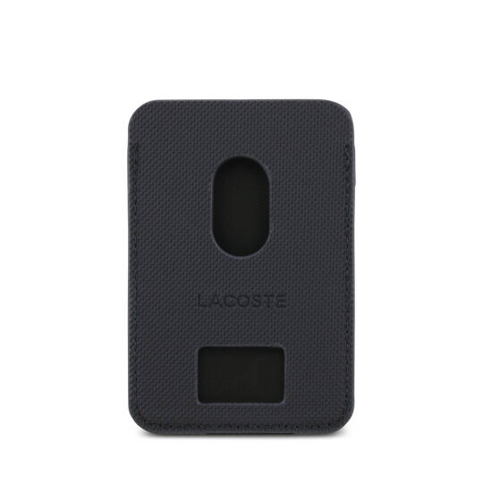 Lacoste Orjinal Lisanslı 2 Hazneli PU Pike Desenli İkonik Timsah Dokuma Logolu Magnetik Kartlık - 8